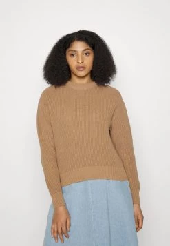 Minimum MIKALA Pullover Tigers Eye Femme -Minimum Soldes Magasin 97e81e70867042b7bc9384a8bad541d4