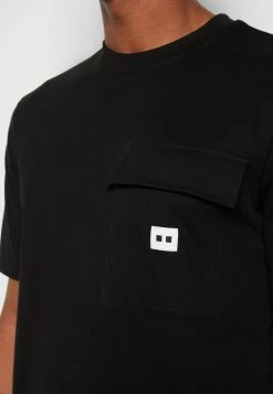 Minimum MANSE T Shirt Imprimé Black Homme -Minimum Soldes Magasin a3fbfa23fa0f4ceeb0c79b5e1de17575