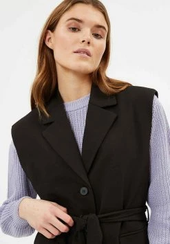 Minimum FAYDINA Veste Sans Manches Black Femme 10 Minimum FAYDINA Veste Sans Manches Black Femme -Minimum Soldes Magasin a52804ae7e774609a8120290681b11fc