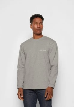 Minimum T Shirt à Manches Longues Grey Melange Homme -Minimum Soldes Magasin a7a4c615aed44f79af22bd39b9b88941