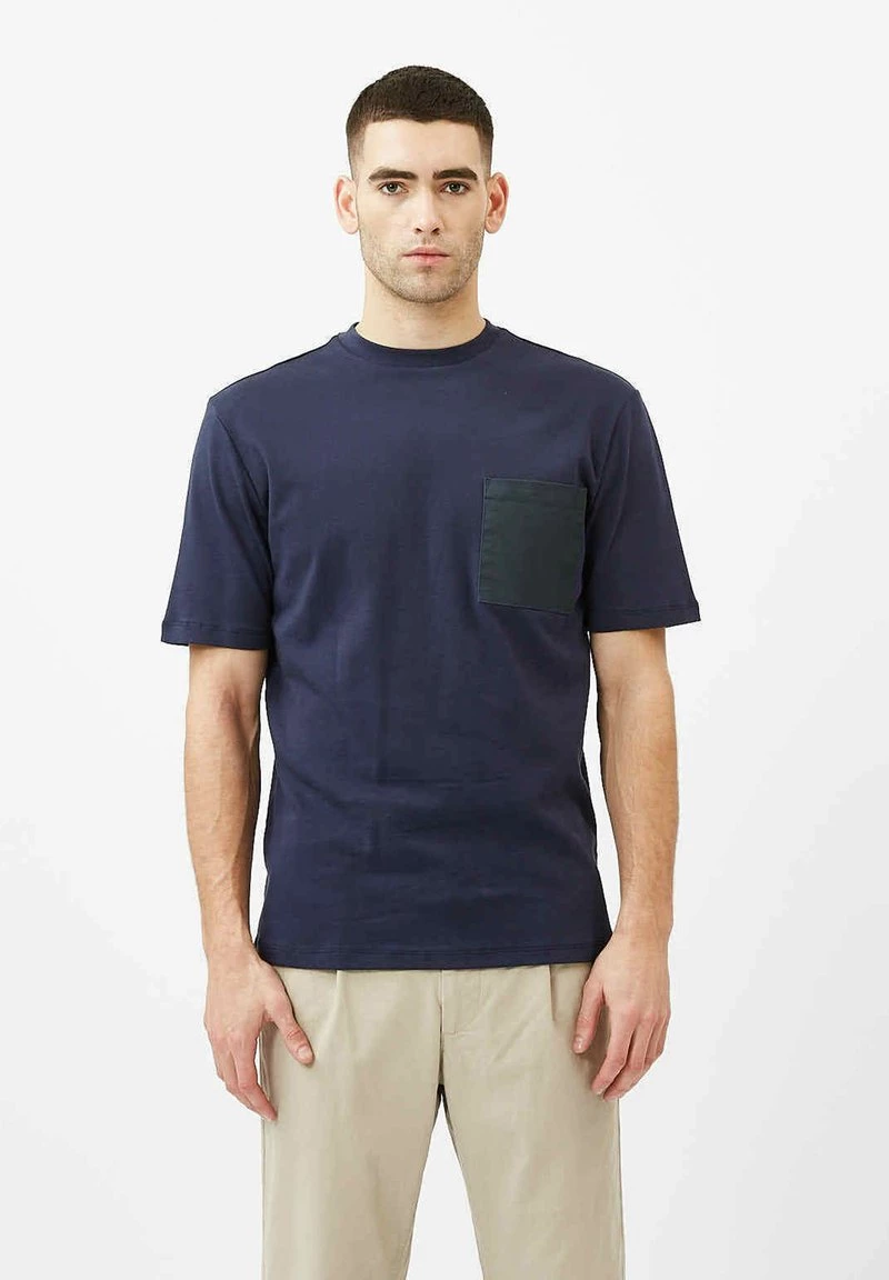 Minimum FILIKO T Shirt Imprimé Navy Blazer Homme 3 Minimum FILIKO T Shirt Imprimé Navy Blazer Homme