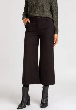 Minimum Femme Pantalon Classique Black -Minimum Soldes Magasin a8b21c9072304fe4a34d7c0df20491be