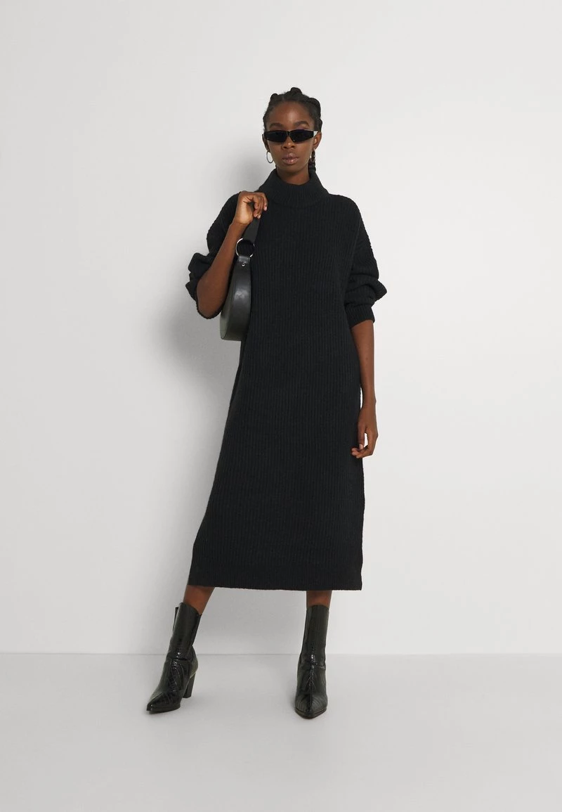 Minimum PIPPALIKA Robe Pull Black Femme 4 Minimum PIPPALIKA Robe Pull Black Femme – Image 2