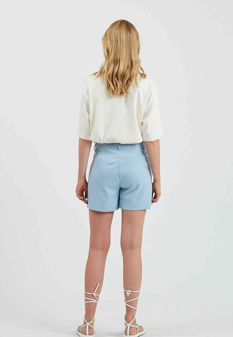 Minimum Femme LILJANA E Short Chambray Blue 5 Minimum Femme LILJANA E Short Chambray Blue – Image 3