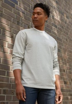 Minimum T Shirt à Manches Longues Grey Melange Homme