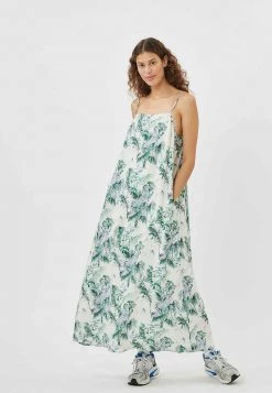 Minimum Femme VIKILINA Robe Longue Broken White