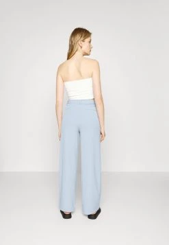 Minimum LESSA Pantalon Classique Chambray Blue Femme -Minimum Soldes Magasin b54c31a1f30d4243aa37087b68002a6a