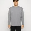 Minimum Homme AARHUSA T Shirt à Manches Longues Light Grey Melange