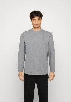 Minimum Homme AARHUSA T Shirt à Manches Longues Light Grey Melange