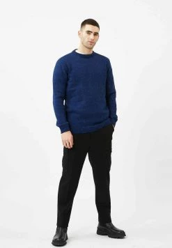 Minimum Homme BENNER Pullover Blue -Minimum Soldes Magasin bcbdaebf9da5452d9c6d6c55b52e981b