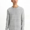 Minimum REISWOOD Pullover Light Grey Melange Homme