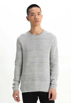 Minimum REISWOOD Pullover Light Grey Melange Homme
