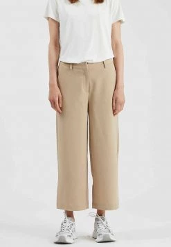 Minimum Femme Pantalon Classique Beige