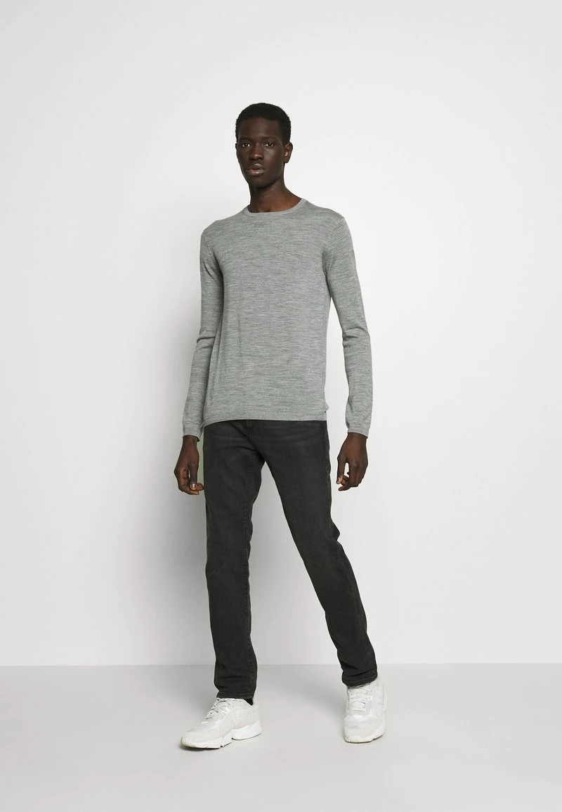 Minimum Homme ARVID Pullover Grey Melange 4 Minimum Homme ARVID Pullover Grey Melange – Image 2