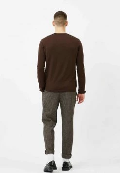 Minimum Homme ARVID Pullover Cofee Bean -Minimum Soldes Magasin c3959c68c2ec4041a259e2ed9aa17d49