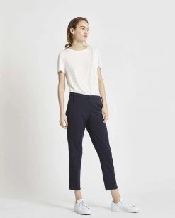 Minimum Femme Pantalon Classique Navy Blazer
