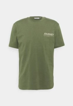 Minimum Homme AARHUS T Shirt Imprimé Olivine -Minimum Soldes Magasin d83d72cc2aba41b78da43e5a5bf587e3