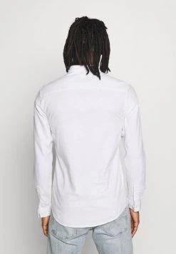 Minimum JAY Chemise White/grey Homme -Minimum Soldes Magasin d983467d84894c4e8b4ca2d49105dec7
