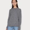 Minimum Pullover Grey Melange Femme -Minimum Soldes Magasin dcd14d4b6e63412eb9c590595aa2f0fc