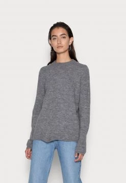 Minimum Pullover Grey Melange Femme