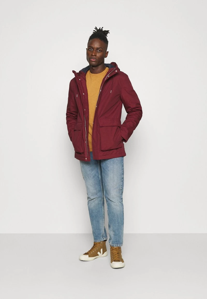 Minimum Homme CARLOW Parka Maroon 4 Minimum Homme CARLOW Parka Maroon – Image 2