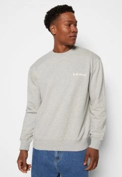 Minimum LOGI Sweatshirt Grey Melange Homme -Minimum Soldes Magasin df204dcb366648178c1b9ca23bfdf0df