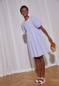 Minimum CELION Robe De Jour Blue Femme