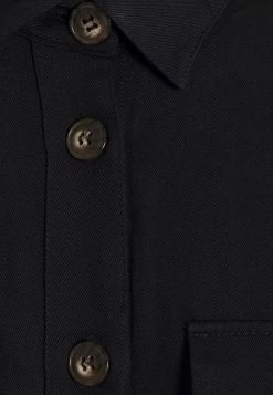 Minimum MAGNELA Chemisier Black Femme -Minimum Soldes Magasin e2db3e8846b24d59933f2611bc89851f