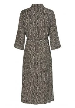 Minimum NORRI Robe Chemise Beige Femme -Minimum Soldes Magasin e6479ed5def941af97679df9d7536275