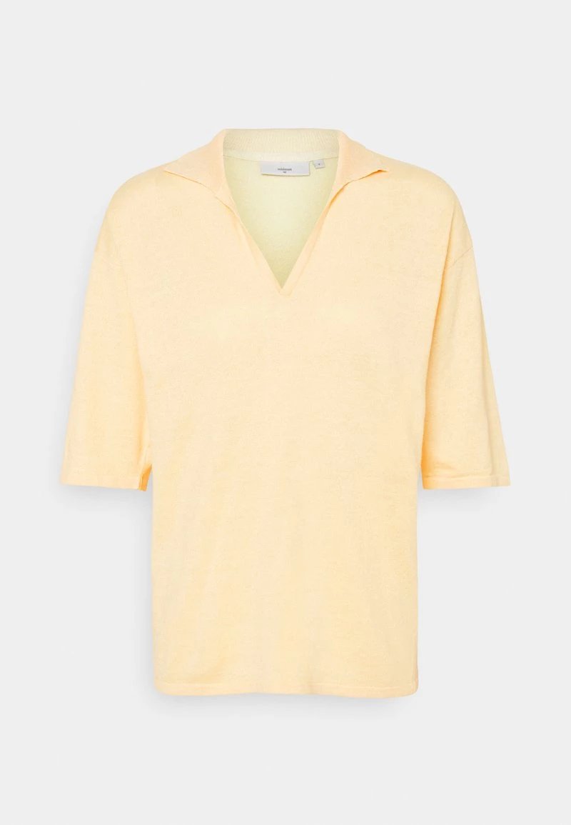 Minimum POLOMIA T Shirt Basique Cornhusk Femme 3 Minimum POLOMIA T Shirt Basique Cornhusk Femme