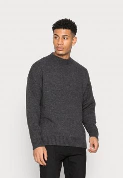Minimum GLASSO Pullover Dark Grey Melange Homme