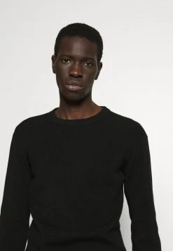 Minimum PEDERSEN Pullover Black Homme -Minimum Soldes Magasin faa87fb61cf84e9192e49da0c6af1dac