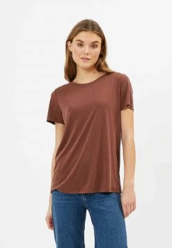 Minimum Femme RYNAH T Shirt Basique Fondue Fudge