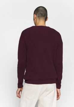 Minimum Homme PEDERSEN Pullover Bordeaux -Minimum Soldes Magasin fb5013a7fe7a4395ad3db1c6e5234c37
