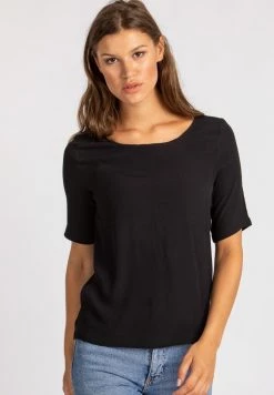 Minimum ELVIRE T Shirt Basique Black Femme